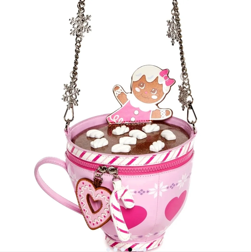 New✨️Heart Teacup Hot Cocoa Purse - Picture 10 of 12